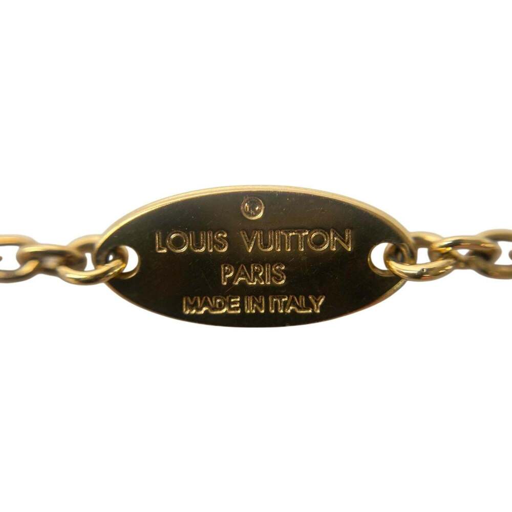 LOUIS VUITTON Gold Charm Bracelet - Picture 8 of 10